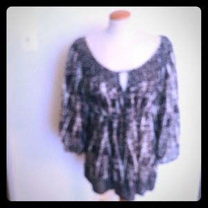 Peasant style blouse